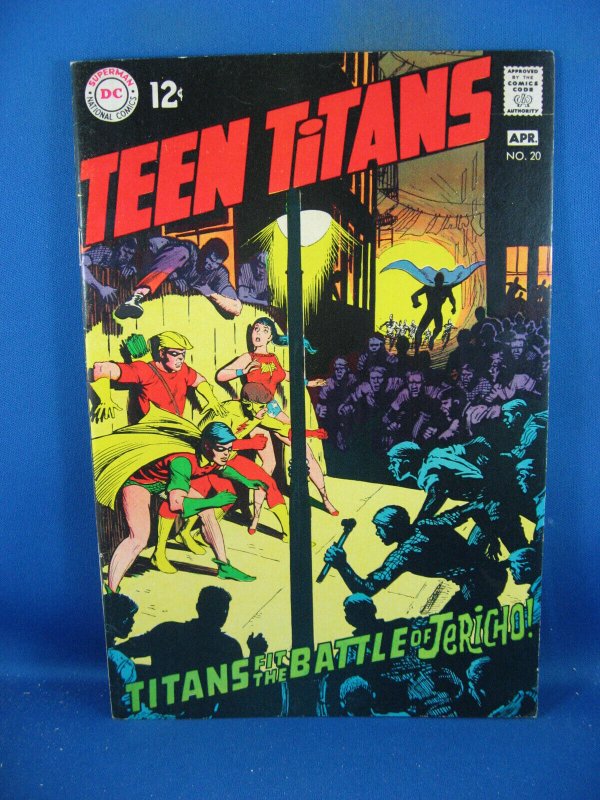 Teen Titans #20 (DC Comics, 1969), raw comic book in VF condition — front cover