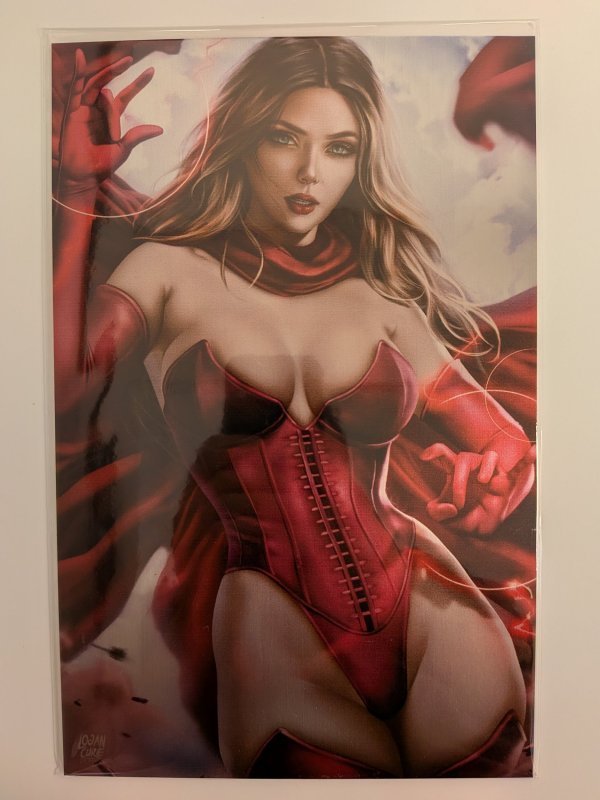 Duty Calls Girls Metal Red Witch, raw, ungraded comic book — front cover