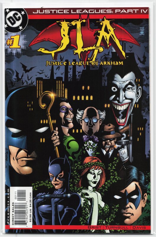 Justice Leagues: Justice League of Arkham (2001) Justice League (2001), raw, ungraded comic book — front cover