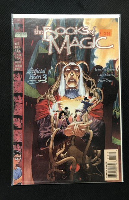 The Books of Magic #11 (DC Comics, 1995), raw, ungraded comic book — front cover