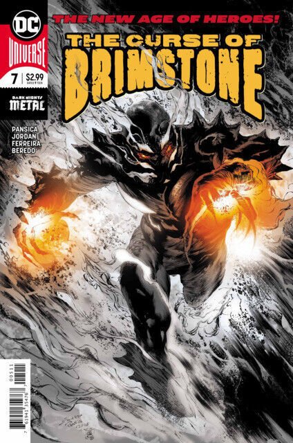 Curse of Brimstone #7 (DC Comics, 2018), raw comic book in VF/NM 9.0 condition — front cover