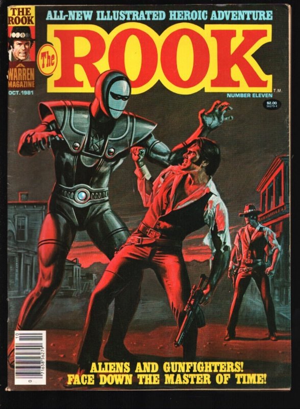 The Rook #11 (1981), raw comic book in VG condition — front cover