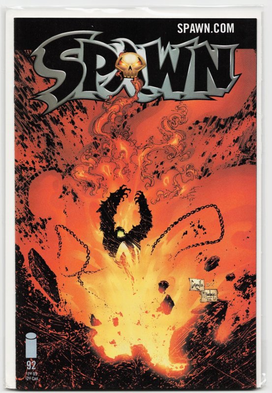 Spawn #92 (Image Comics, 2000), raw, ungraded comic book — front cover