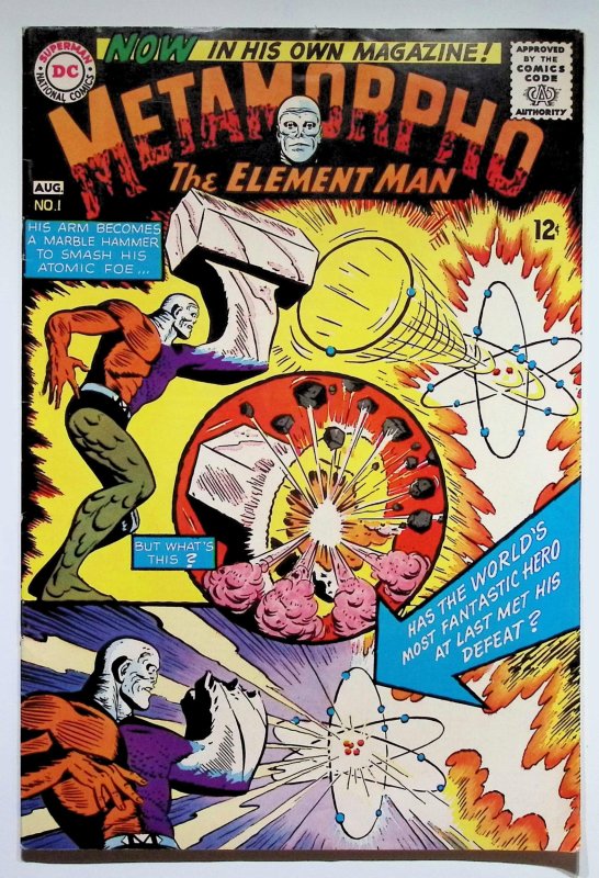 Metamorpho #1 (DC Comics, 1965), raw, ungraded comic book — front cover