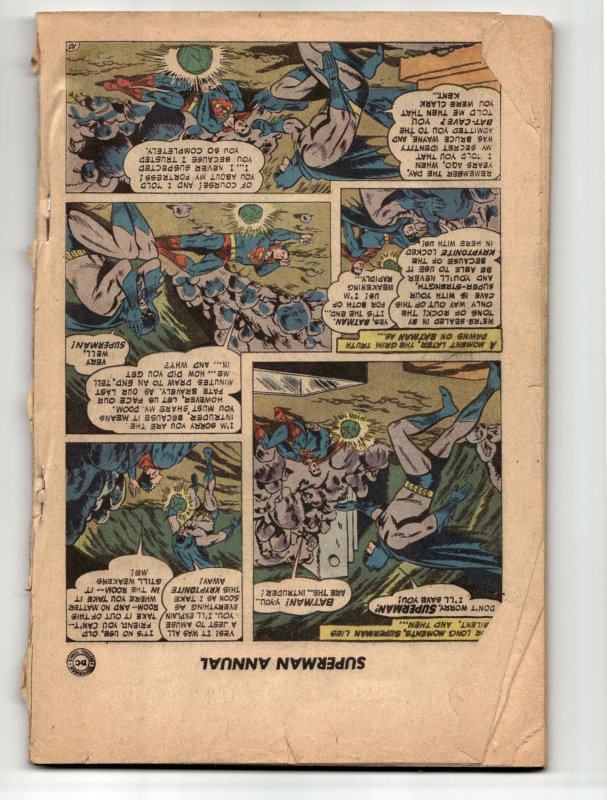 Superman Annual #11 (DC Comics, 1985), raw, ungraded comic book — front cover