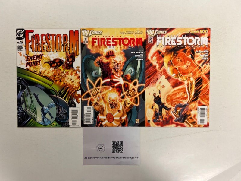3 Firestorm DC Comic Books #2, raw, ungraded comic book — front cover
