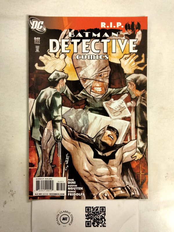 Detective Comics #849 (DC Comics), raw comic book in NM condition — front cover
