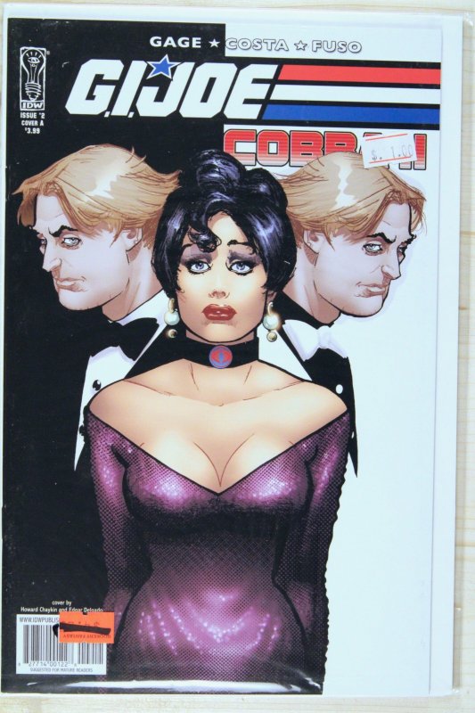 G.I. Joe: Cobra II #2 (IDW Publishing, 2010), raw comic book in NM+ 9.6 condition — front cover