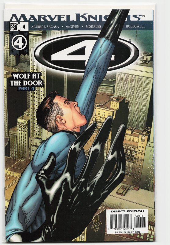 Marvel Knights: 4 #4 (Marvel Comics, 2004), raw, ungraded comic book — front cover