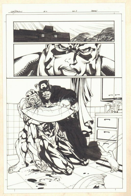 Captain America & the Falcon #4 (2004), raw, ungraded comic book — front cover