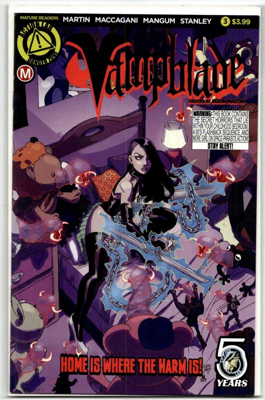 Vampblade #3 (Action Lab Entertainment, 2016), raw, ungraded comic book — front cover