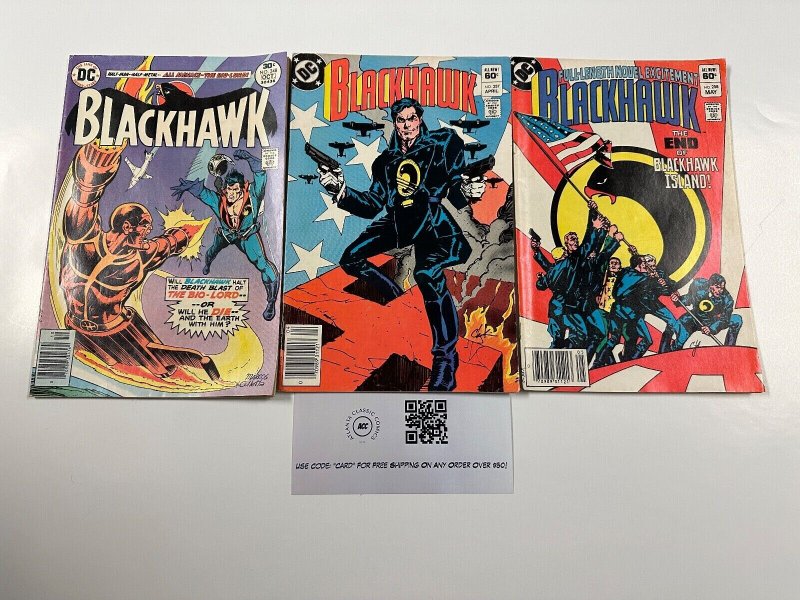 3 Blackhawks DC Comic Book #248, raw, ungraded comic book — front cover