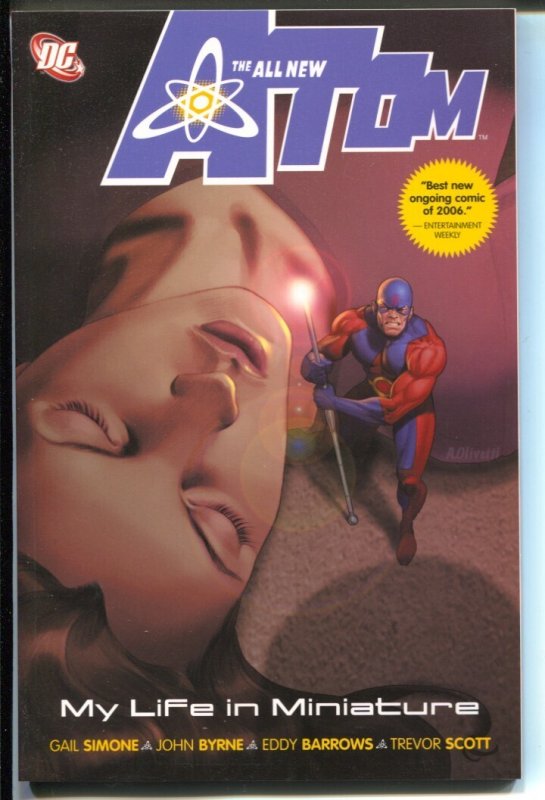 The All New Atom: My Life in Miniature-Gail Simone-2007-PB-VG\FN, raw comic book in VG condition — front cover