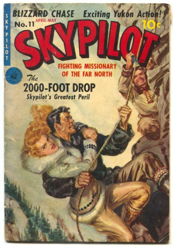 Skypilot #11 (1951), raw comic book in VG condition — front cover