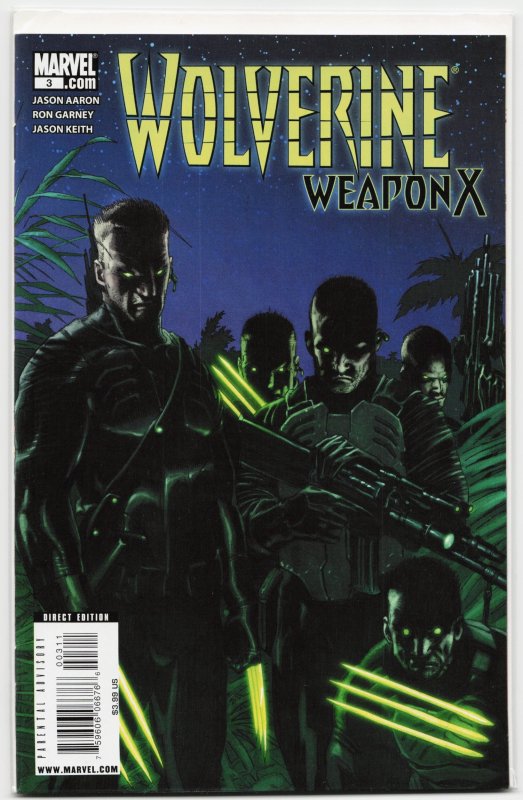 Wolverine Weapon X #3 (2009), raw, ungraded comic book — front cover