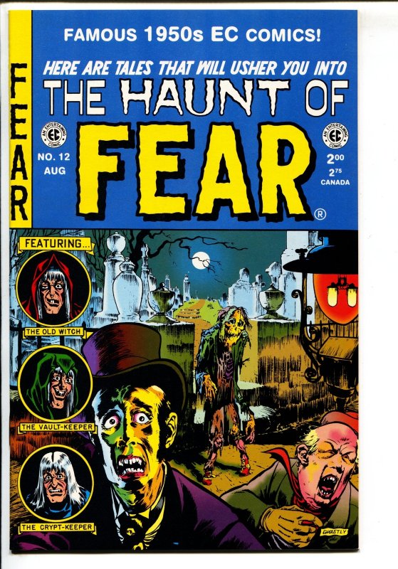 Haunt of Fear #12 (EC Comics, 1995), raw comic book in VF condition — front cover