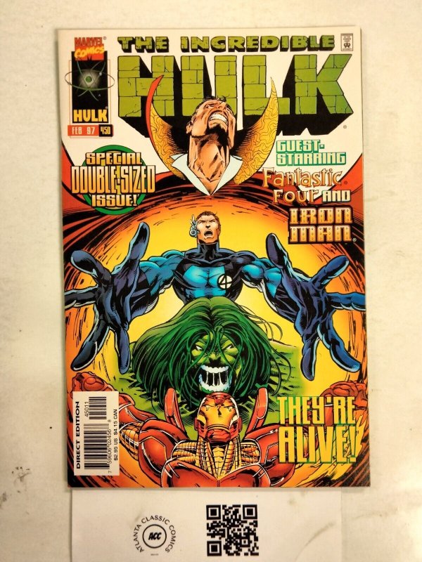 Incredible Hulk #450 (Marvel Comics), raw comic book in NM condition — front cover