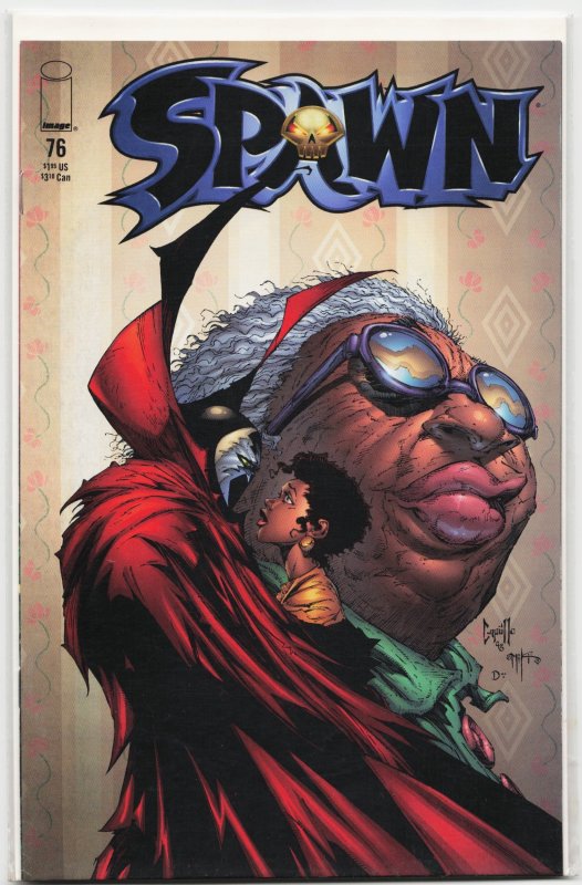 Spawn #76 (Image Comics, 1998), raw, ungraded comic book — front cover