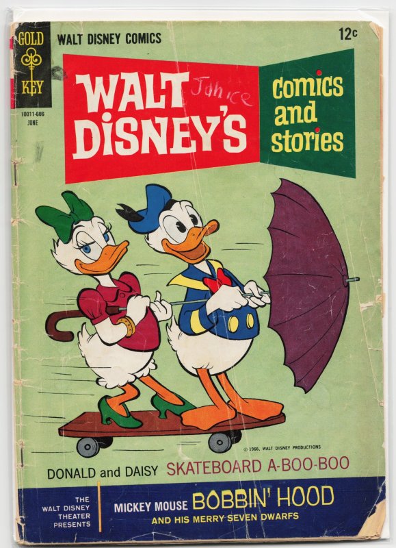 Walt Disney's Comics and Stories #309 (Gold Key, 1966), raw, ungraded comic book — front cover