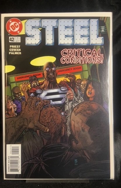 Steel #42 (DC Comics, 1997), raw, ungraded comic book — front cover