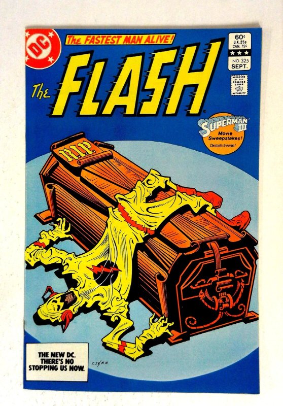 Flash #325 (DC Comics, 1983), raw comic book in NM- condition — front cover