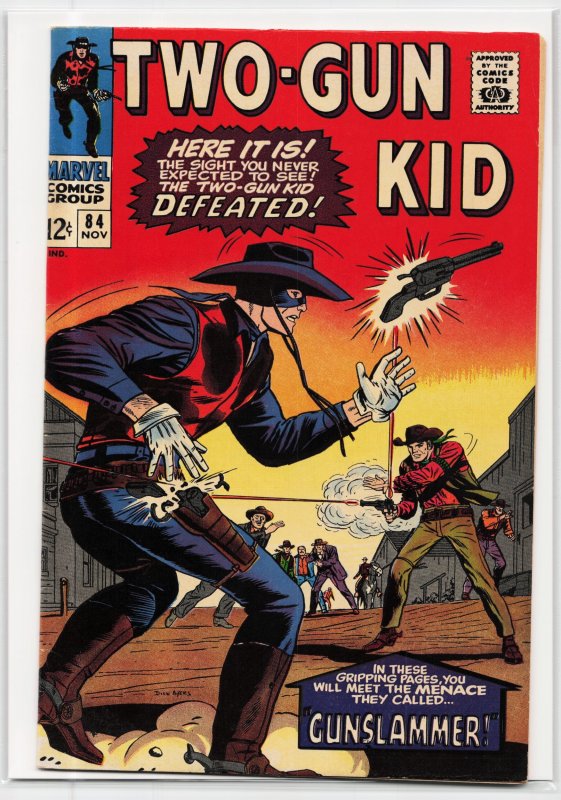 Two-Gun Kid #84 (Marvel Comics, 1966), raw, ungraded comic book — front cover