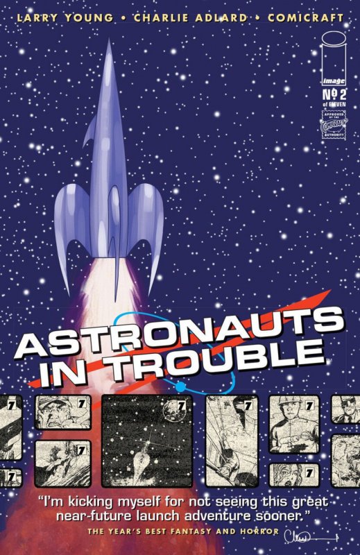 Astronauts in Trouble #2 (Image Comics, 2015), raw comic book in VF/NM condition — front cover