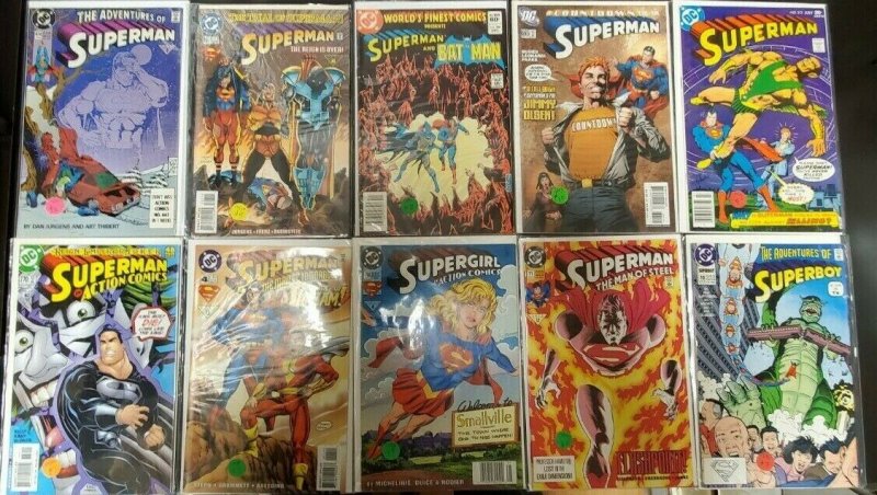 10pc Superman Misc Lot (8.0) 2007 (2007), raw comic book in 8.0 condition — front cover
