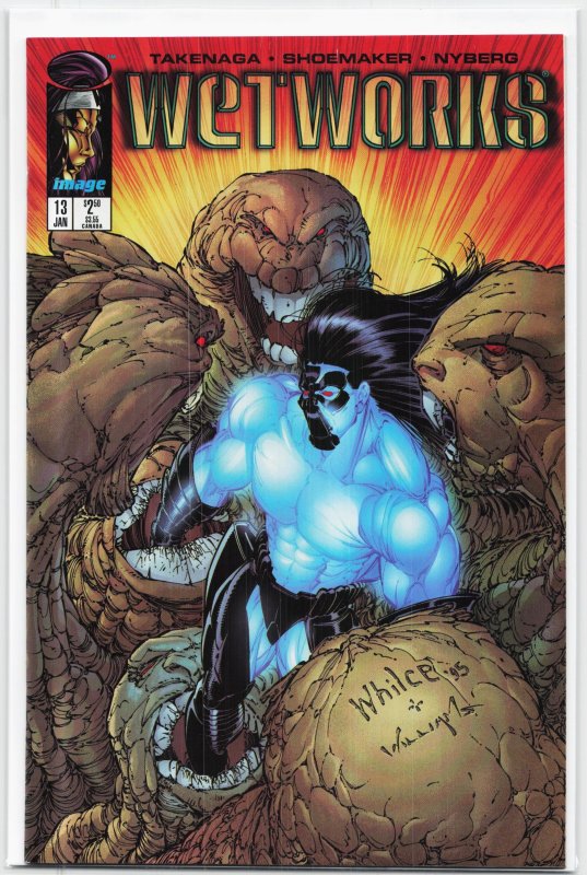 Wetworks #13 (Image Comics, 1996), raw, ungraded comic book — front cover