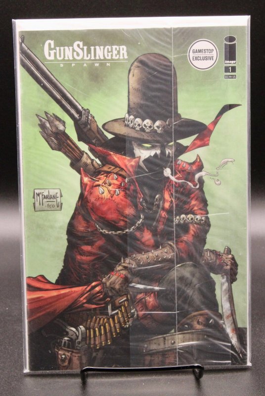 Gunslinger Spawn #1 (Image Comics, 2021), raw, ungraded comic book — front cover