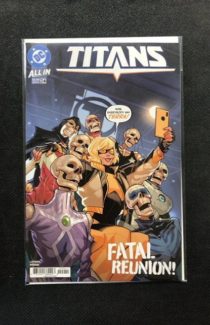 Titans #24 (DC Comics, 2025), raw, ungraded comic book — front cover
