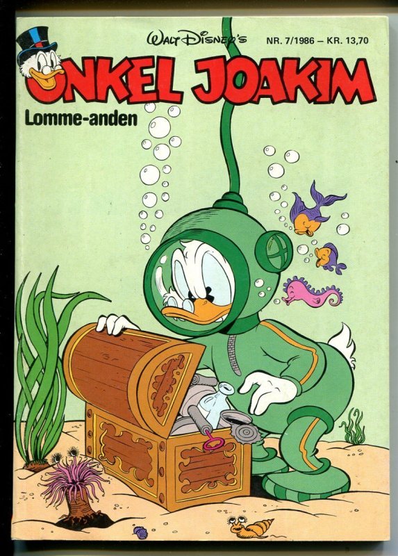 Onkel Joakim #7 (1986), raw comic book in VG condition — front cover