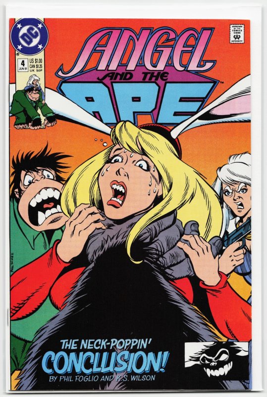 Angel and the Ape #4 (DC Comics, 1991), raw, ungraded comic book — front cover