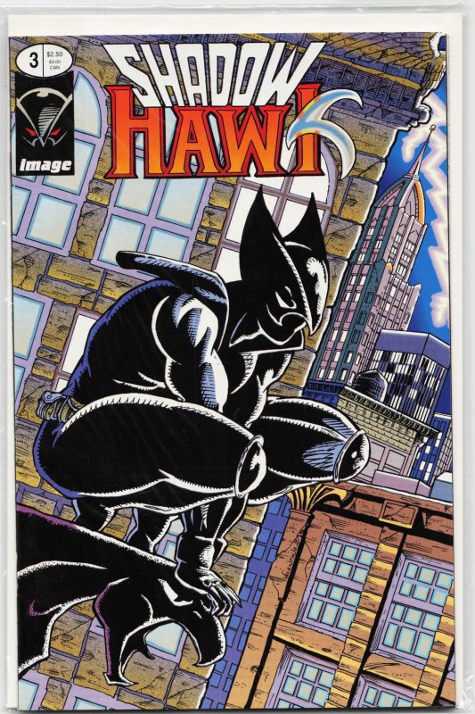 Shadowhawk #3 (Image Comics, 1993), raw, ungraded comic book — front cover