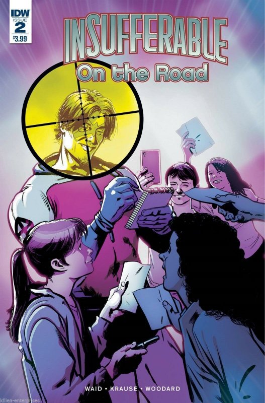 Insufferable on the Road #2 (IDW Publishing, 2016), raw, ungraded comic book — front cover