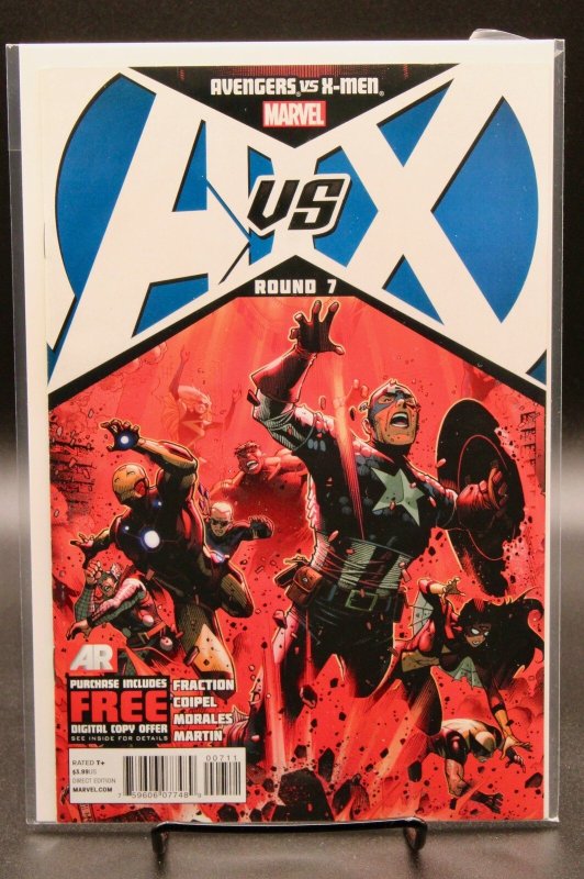 Avengers vs. X-Men #7 (Marvel Comics, 2012), raw, ungraded comic book — front cover