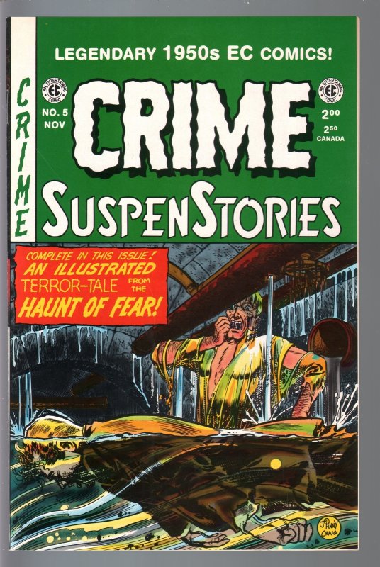 Crime SuspenStories #5 (EC Comics, 1993), raw comic book in FN condition — front cover