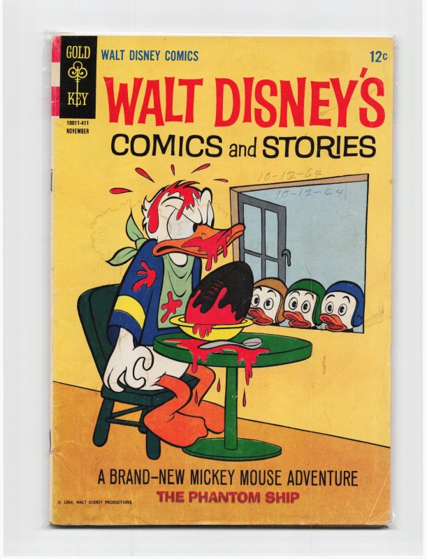 Walt Disney's Comics and Stories #290 (Dell, 1964), raw, ungraded comic book — front cover