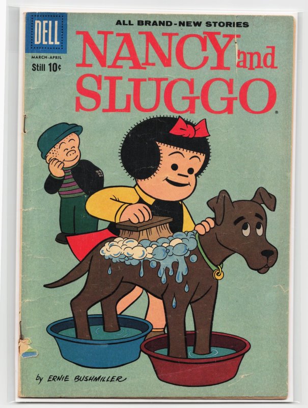 Nancy and Sluggo #175 (1960), raw, ungraded comic book — front cover