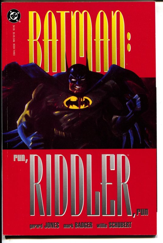 Batman: Run, Riddler, Run-Gerard Jones #3, raw, ungraded comic book — front cover