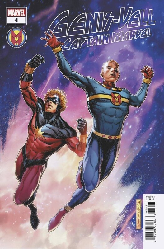 Genis-Vell: Captain Marvel #4 (2022), raw comic book in NM condition — front cover