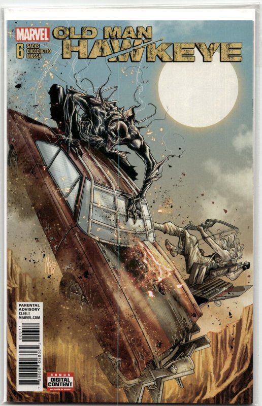 Old Man Hawkeye #6 (2018), raw, ungraded comic book — front cover