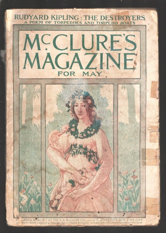 McClure's Magazine 7/1898-Kenneth H. Miller Cover-Mark Twain-Rudyard Kipling-Joh, raw, ungraded comic book — front cover