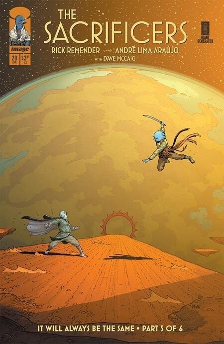 The Sacrificers #20 (Image Comics, 2026), raw, ungraded comic book — front cover