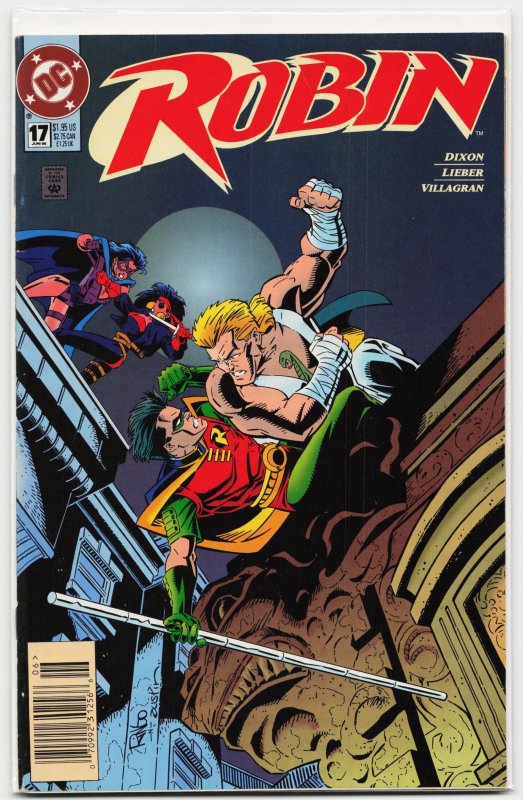 Robin #17 (DC Comics, 1995), raw, ungraded comic book — front cover
