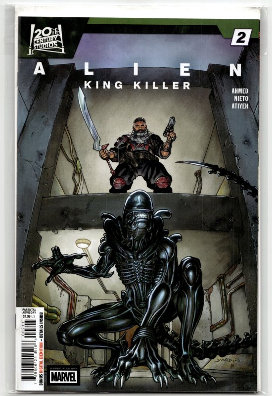 Alien: King Killer #2 (2026), raw, ungraded comic book — front cover