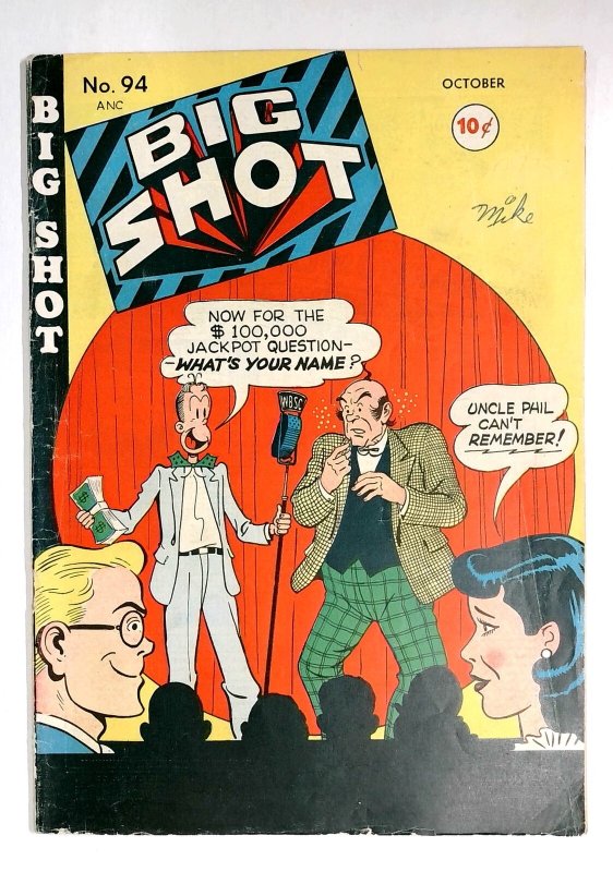 Big Shot #94-1948-Skyman by Ogden Whitney-Sparky Watts-Tony Trent, raw, ungraded comic book — front cover