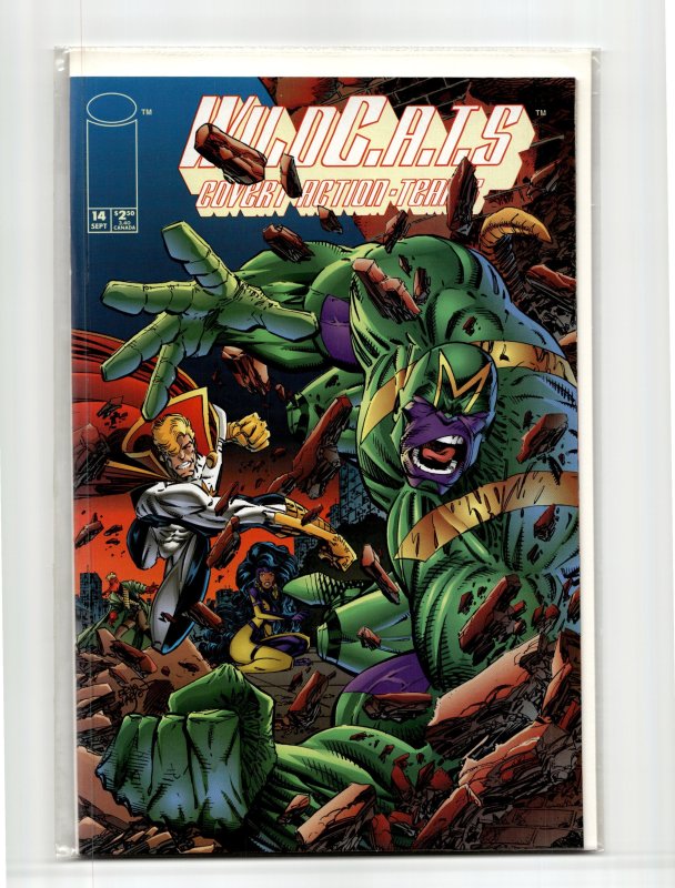 WildC.A.T.s: Covert Action Teams #14 (Image Comics, 1994), raw, ungraded comic book — front cover