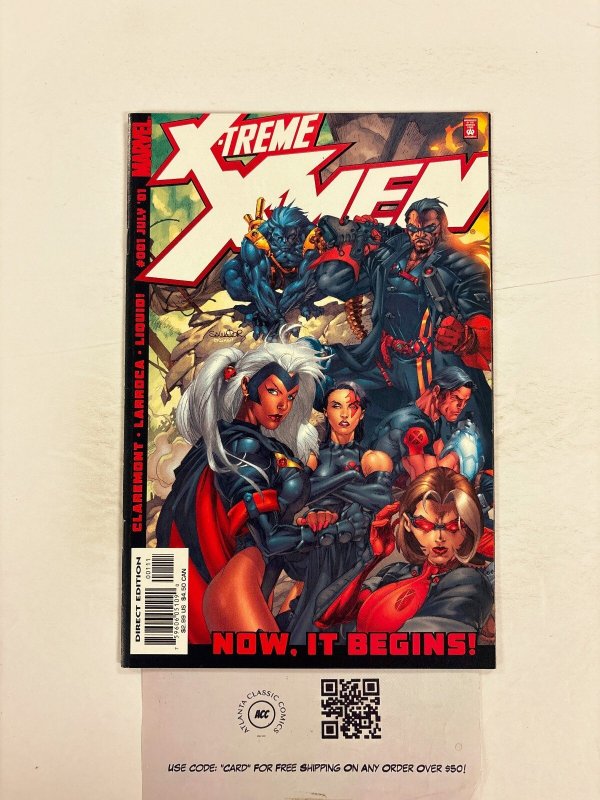 X-Treme X-Men #1 (Marvel Comics, 2001), raw comic book in NM condition — front cover