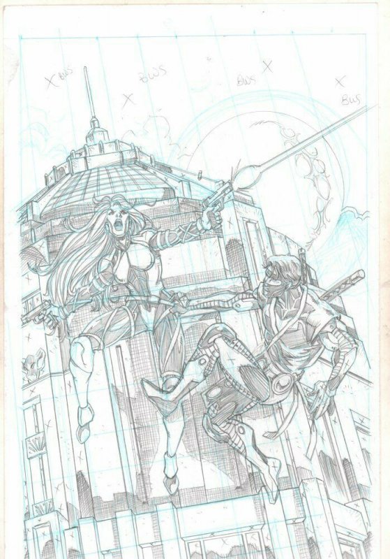 Nina Action Cover - NYCC - 2016 Signed art by Tom Lyle (2016), raw, ungraded comic book — front cover